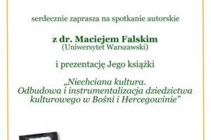 Spotkanie autorskie z dr. Maciejem Falskim